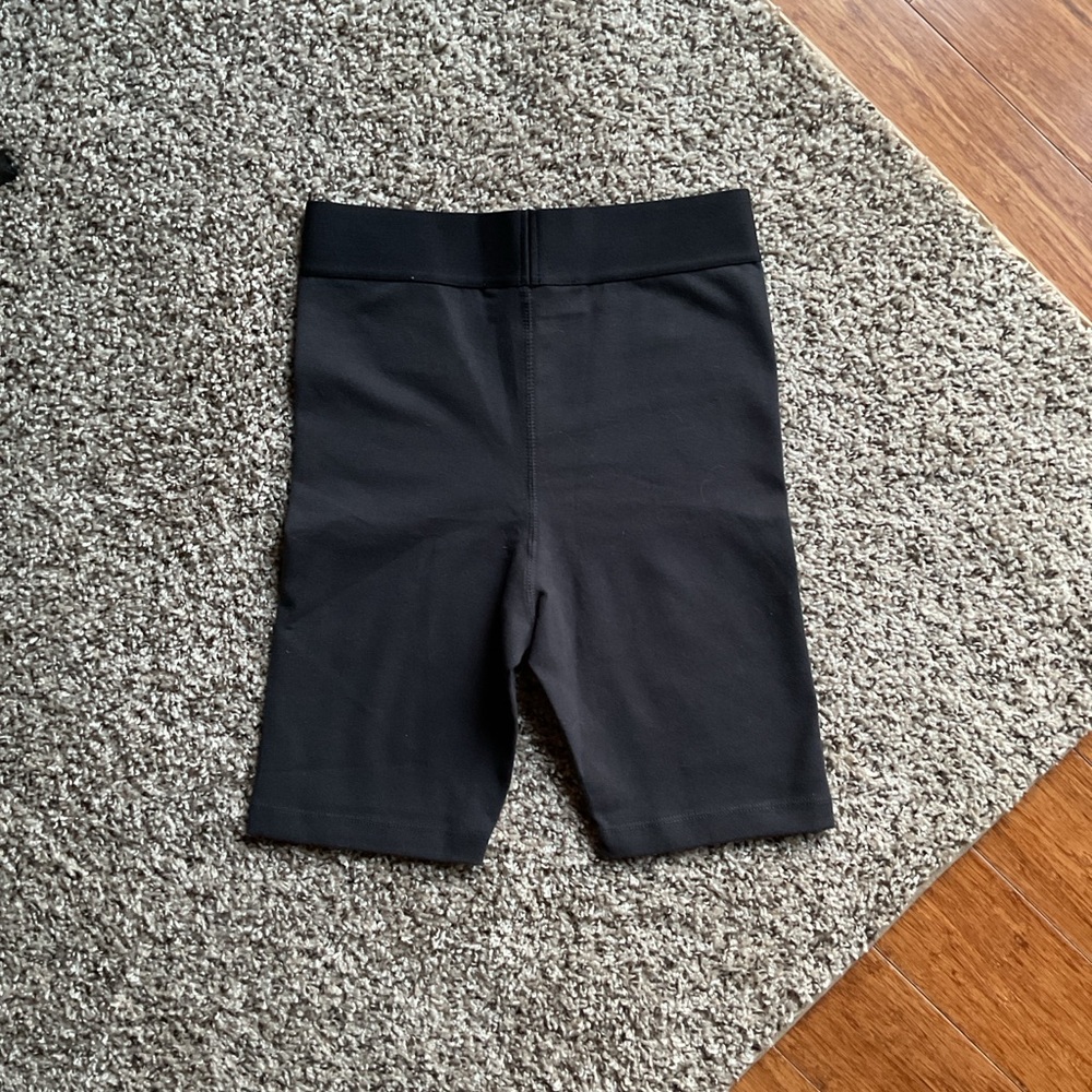 Essentials Black Bike Shorts, Size M